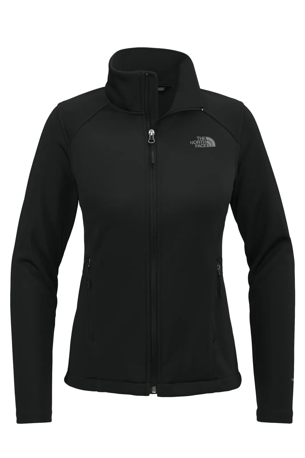 The North Face Women's Chest Logo Ridgewall Soft Shell Jacket, custom branded with your logo